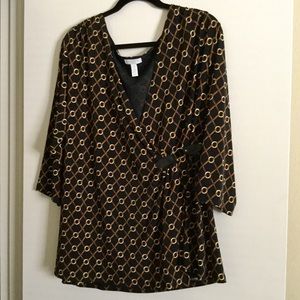 Wrap style blouse, never worn